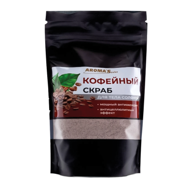 Скраб для тела соль AROMA'Saules Кофейный, 400 г — Интернет каталог PriceOK