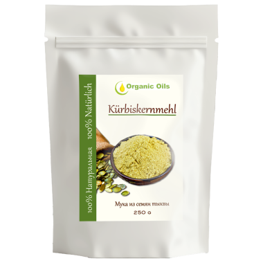 Мука тыквенная Organic Oils 250 г — Интернет каталог PriceOK
