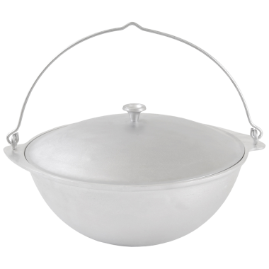 Казан Татарский походный с дужкой 15 л, диаметр 47 см, высота 17,5 см, 5,24 кг — Интернет каталог PriceOK