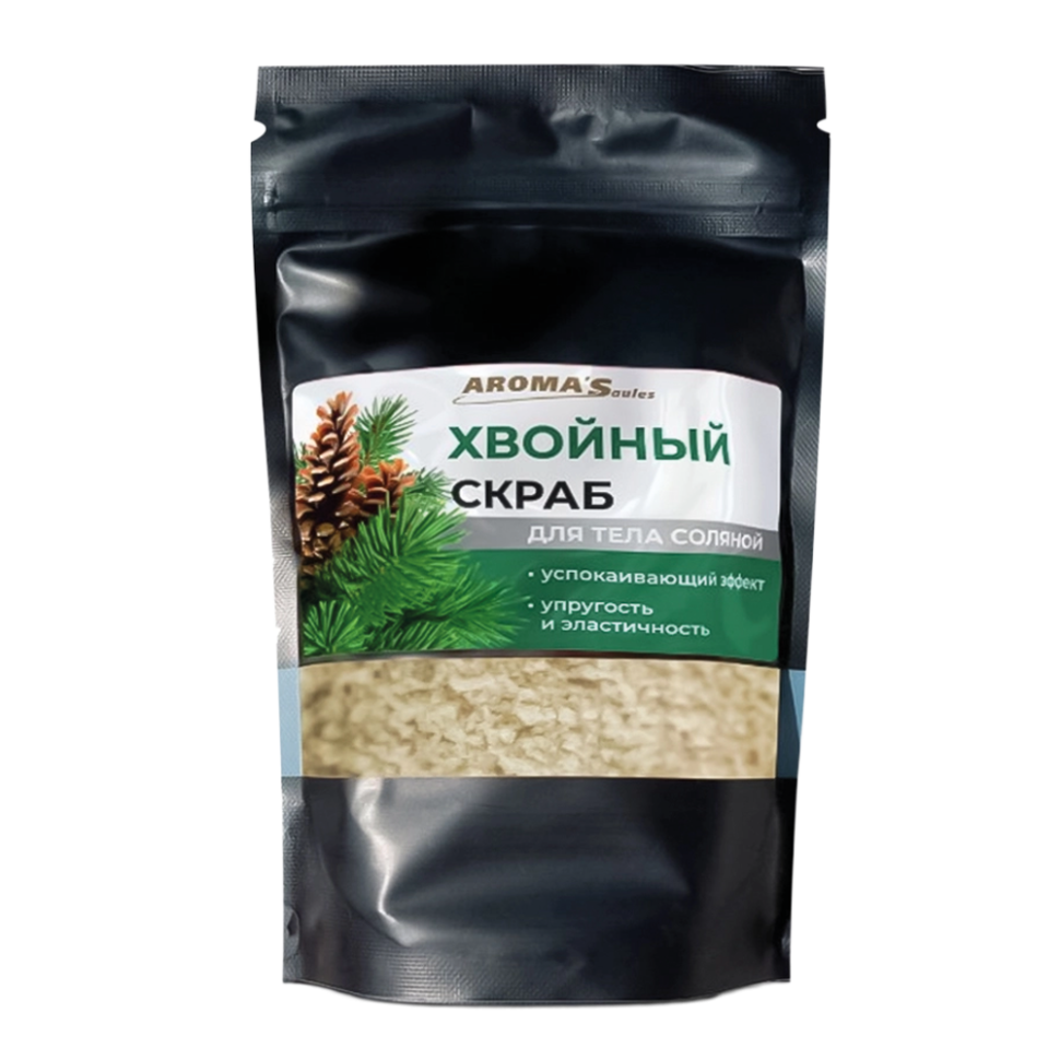 Скраб для тела соль AROMA'Saules Хвойный, 400 г фото 1 — Интернет каталог PriceOK