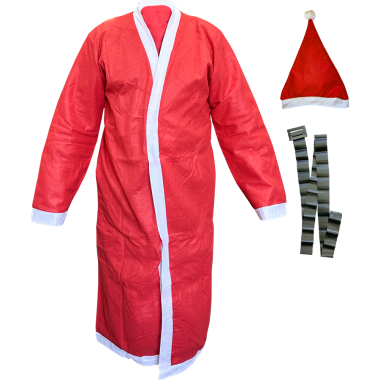 Набор Деда Мороза Халат 130x65 см + Пояс + Шапка — Интернет каталог PriceOK