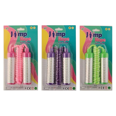 Скакалка с блёстками, 3 цвета в ассортименте — Интернет каталог PriceOK