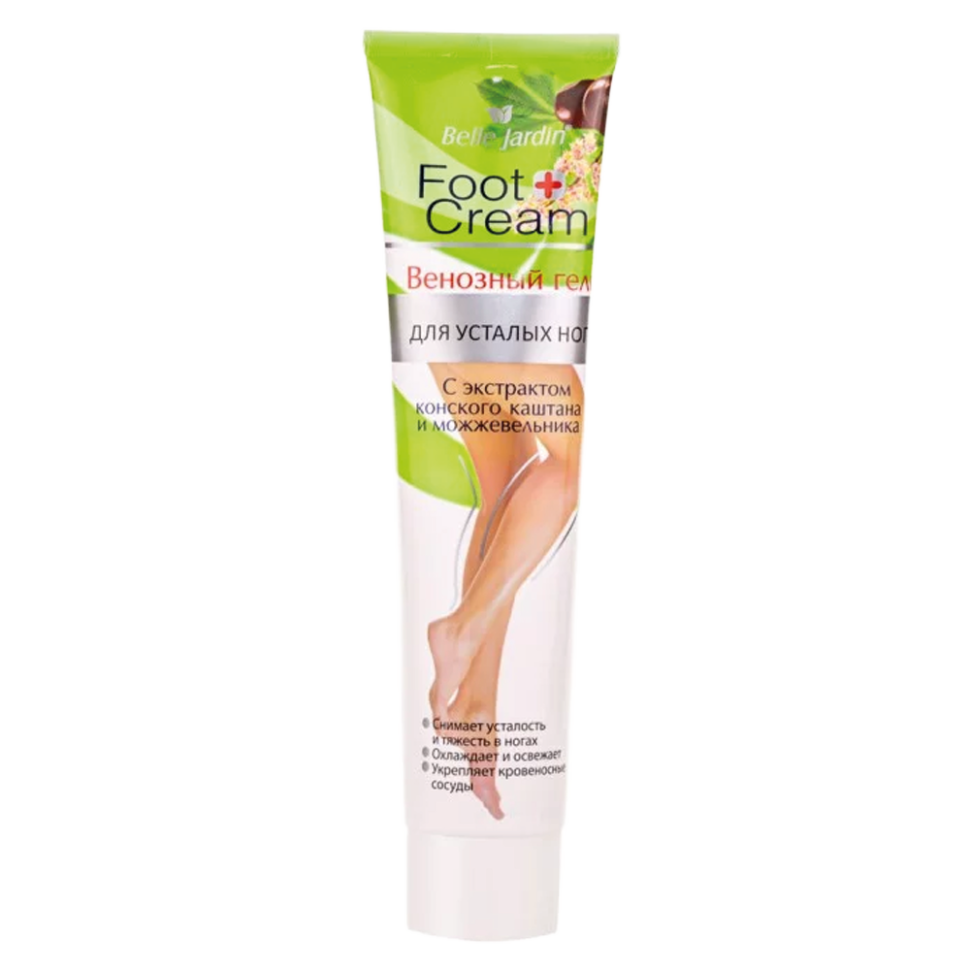 Belle Jardin Венозный гель для усталых ног с экстрактом конского каштана и можжевельника, 125 мл фото 1 — Интернет каталог PriceOK