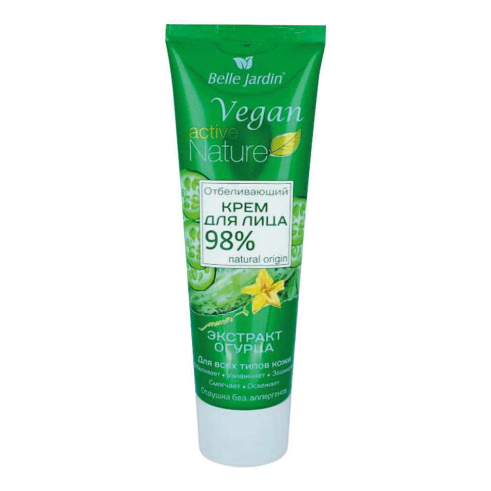 Belle Jardin Отбеливающий крем для лица с экстрактом огурца, 85 мл фото 1 — Интернет каталог PriceOK