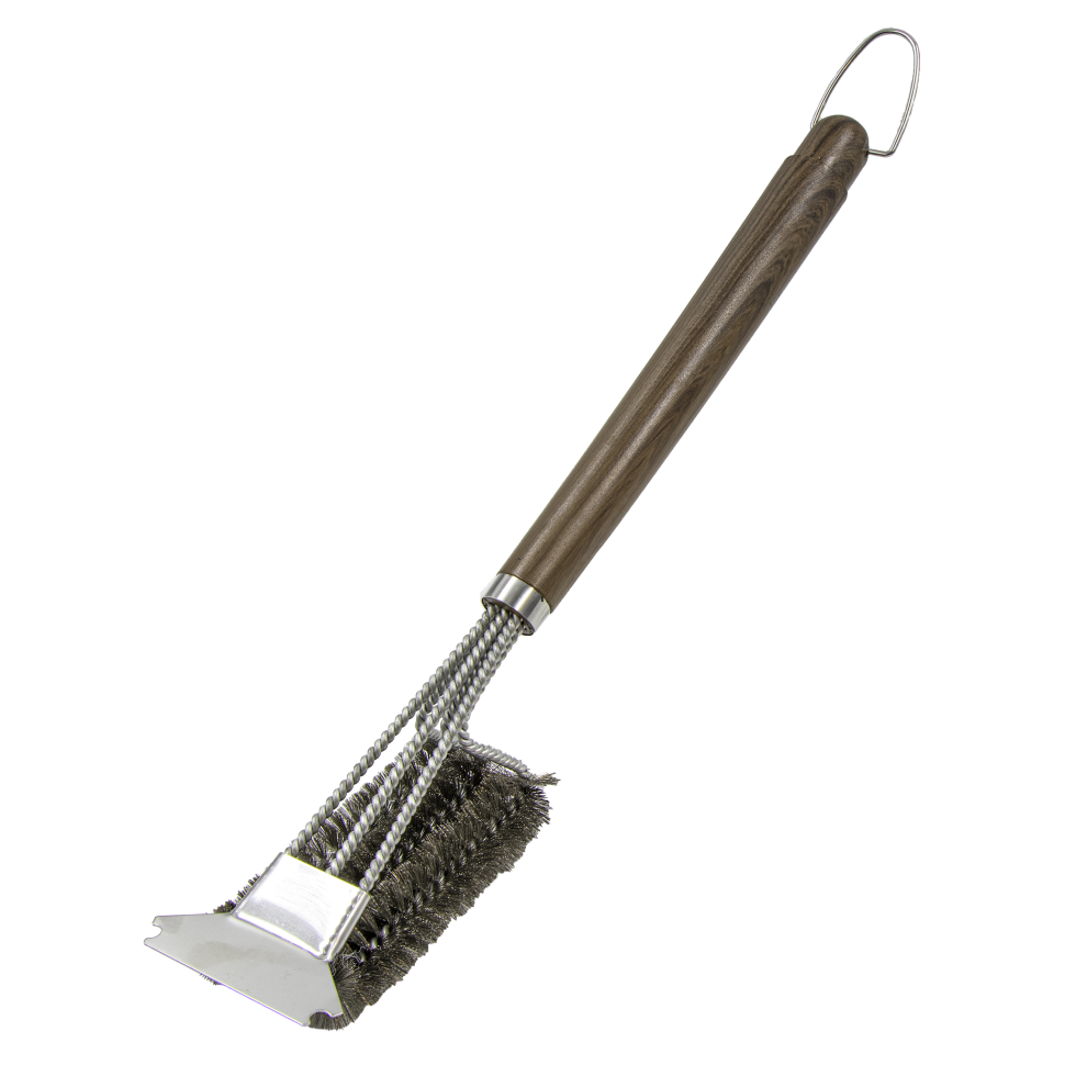 Щётка для гриля со скребком, 41 см фото 1 — Интернет каталог PriceOK