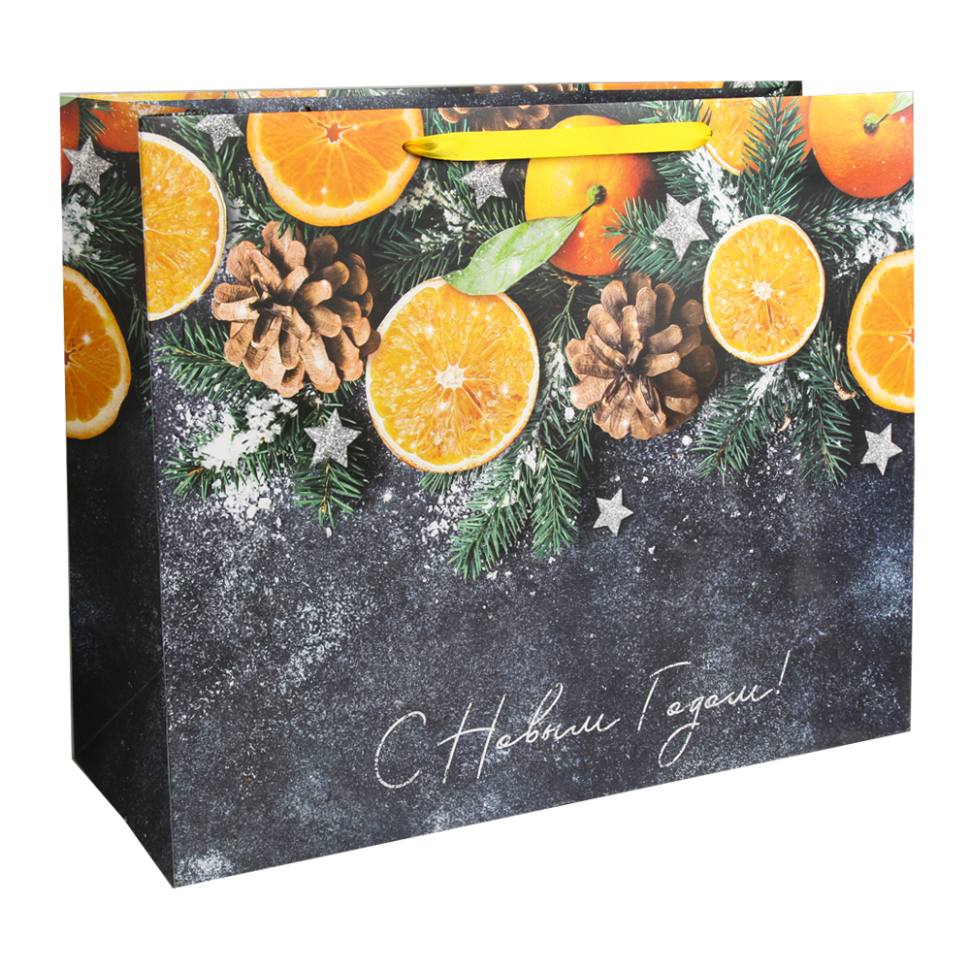 Пакет ламинированный горизонтальный - Мандарины, 49 x 40 x 19 см фото 1 — Интернет каталог PriceOK