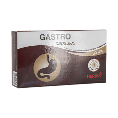 Gastro для пищеварения HERBIN 30 капсул — Интернет каталог PriceOK