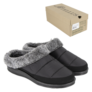 Тапочки черные, текстиль, модель: 56-85, размеры: 41, 43, 45 — Интернет каталог PriceOK