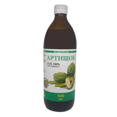 Сок артишока с витамином С без сахара и консервантов, 500 мл — Интернет каталог PriceOK