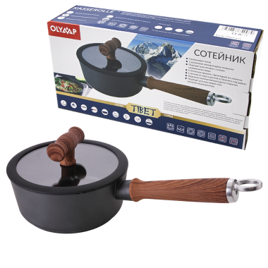 Сотейник ТИБЕТ Серия Алюминивое литьё, диаметр 18 см, 18 x 8 см, 1374 г — Интернет каталог PriceOK