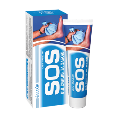 Крем-бальзам SOS при синяках и ушибах, 75 мл — Интернет каталог PriceOK