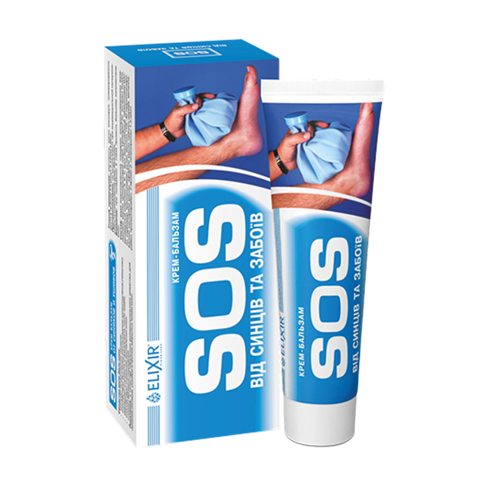 Крем-бальзам SOS при синяках и ушибах, 75 мл фото 1 — Интернет каталог PriceOK