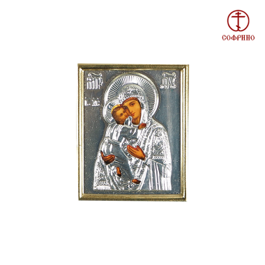 Икона для машины Владимирская в ризе, 4x5 см — Интернет каталог PriceOK