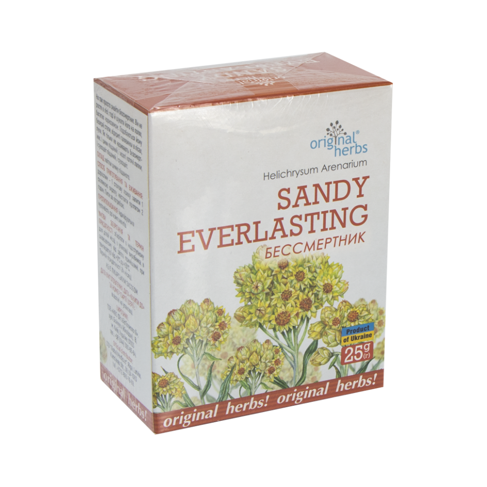 Фиточай Бессмертник, 25 г фото 1 — Интернет каталог PriceOK