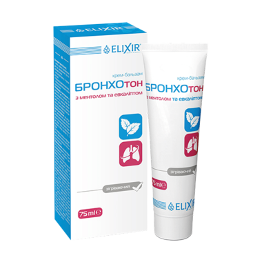 Крем-бальзам Бронхотон с ментолом и эвкалиптом, 75 мл — Интернет каталог PriceOK