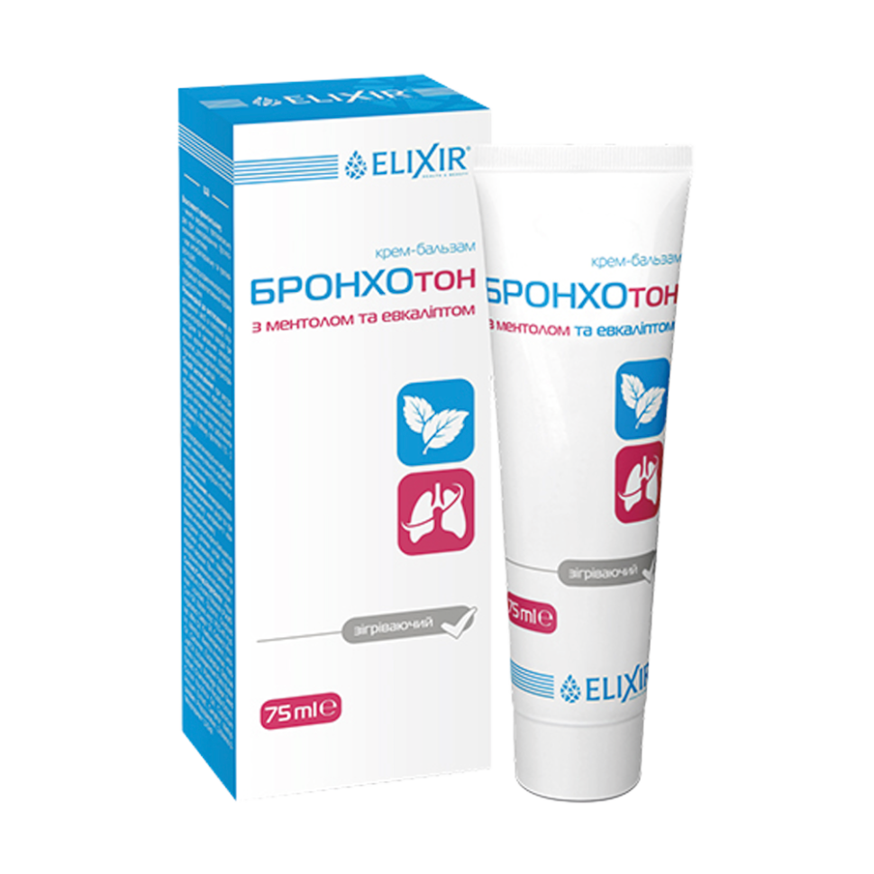 Крем-бальзам Бронхотон с ментолом и эвкалиптом, 75 мл фото 1 — Интернет каталог PriceOK
