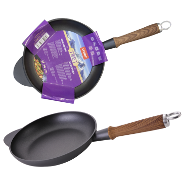 Сковорода ТИБЕТ Серия Алюминивое литьё, диаметр 24 см, 24 х 4,5 см, 902 г — Интернет каталог PriceOK