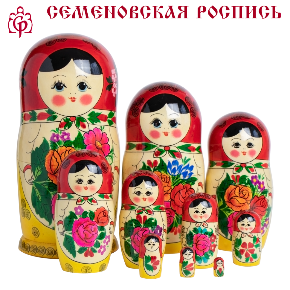 Матрёшка Семёновская M10 27 см фото 1 — Интернет каталог PriceOK