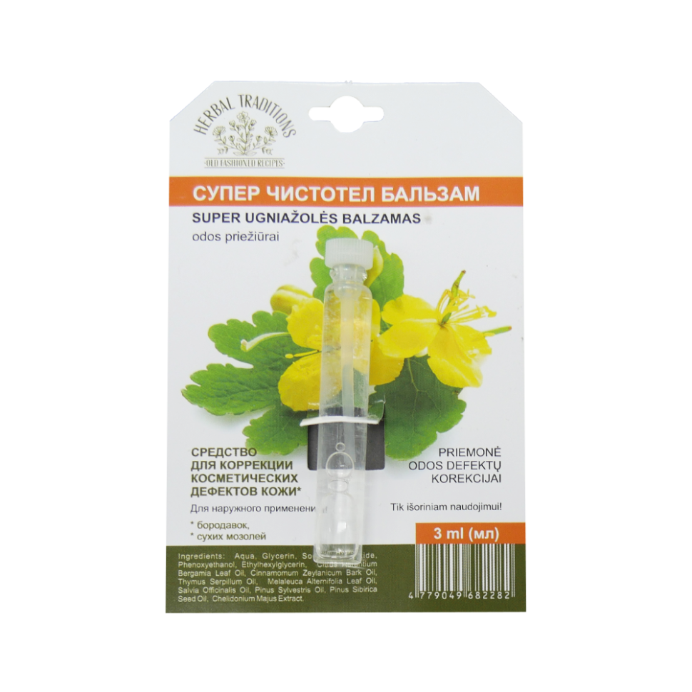 Средство для ухода за кожей Супер чистотел бальзам, 3 мл фото 1 — Интернет каталог PriceOK