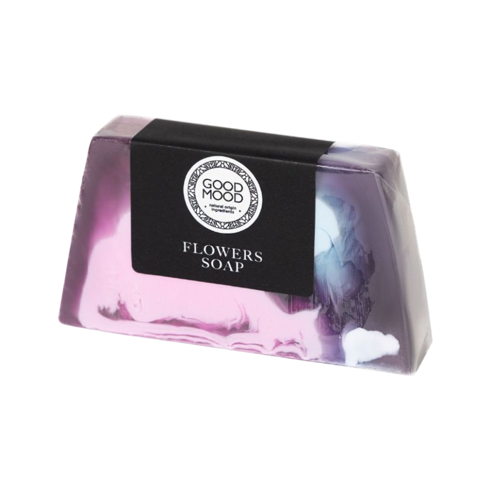Ароматное глицериновое мыло ручной работы GOOD MOOD Flowers Soap, 100 г фото 1 — Интернет каталог PriceOK