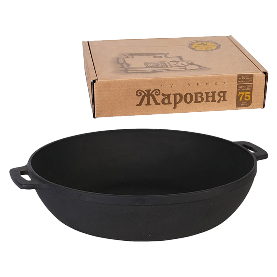 Чугунная жаровня 24x6 см фото 1 — Интернет каталог PriceOK