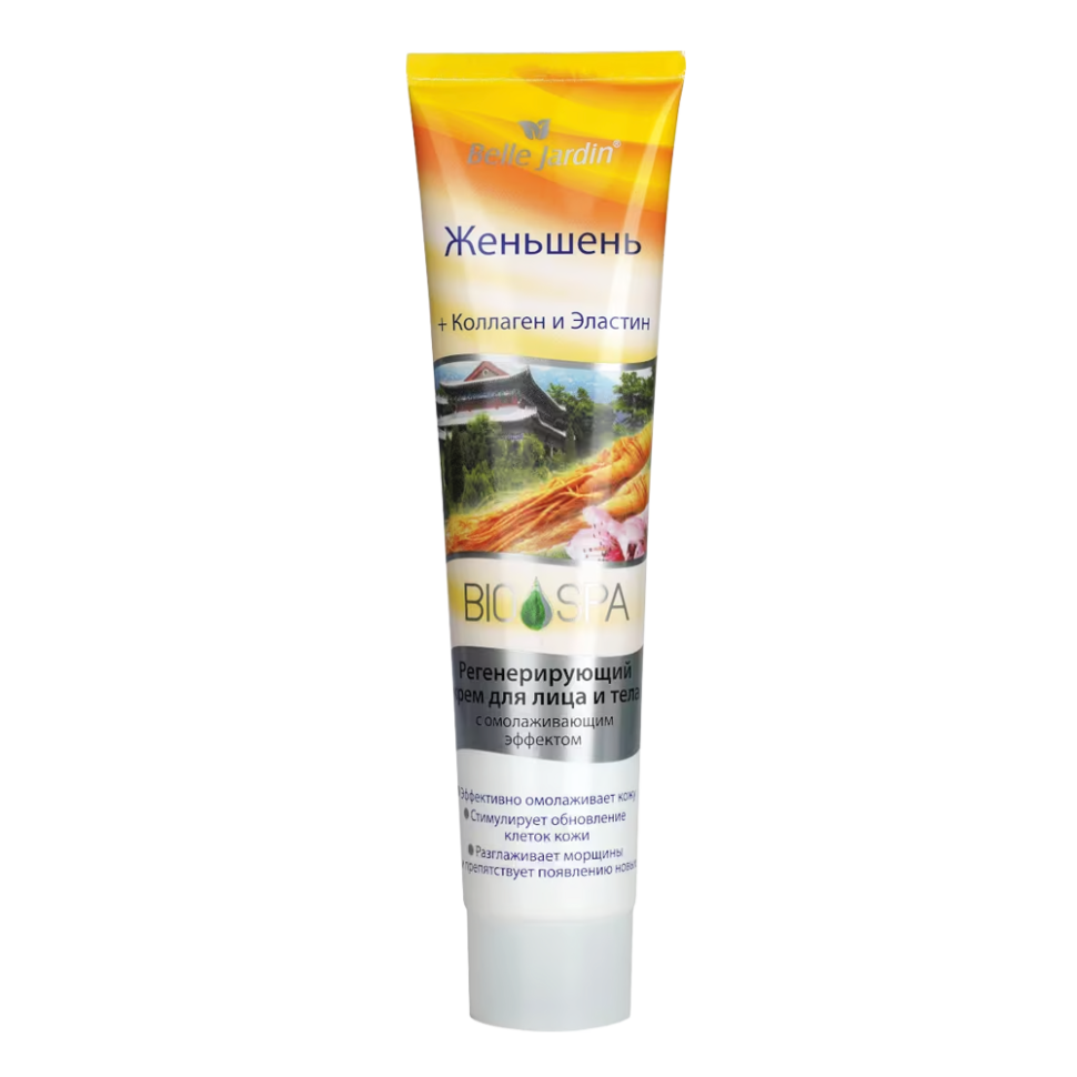 Belle Jardin Регенерирующий крем Женьшень, Коллаген и Эластин, 125 мл фото 1 — Интернет каталог PriceOK