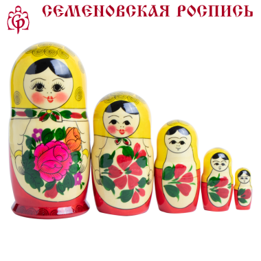 Матрёшка Семёновская M5 16 см — Интернет каталог PriceOK