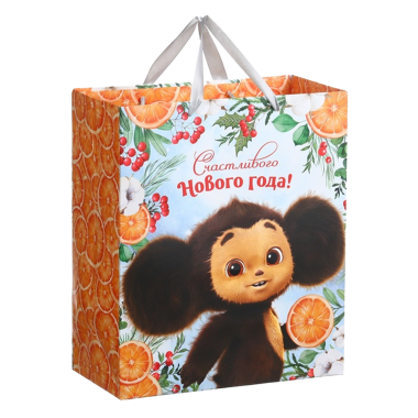 Пакет ламинированный вертикальный - Чебурашка, 23 x 27 x 11,5 cm — Интернет каталог PriceOK